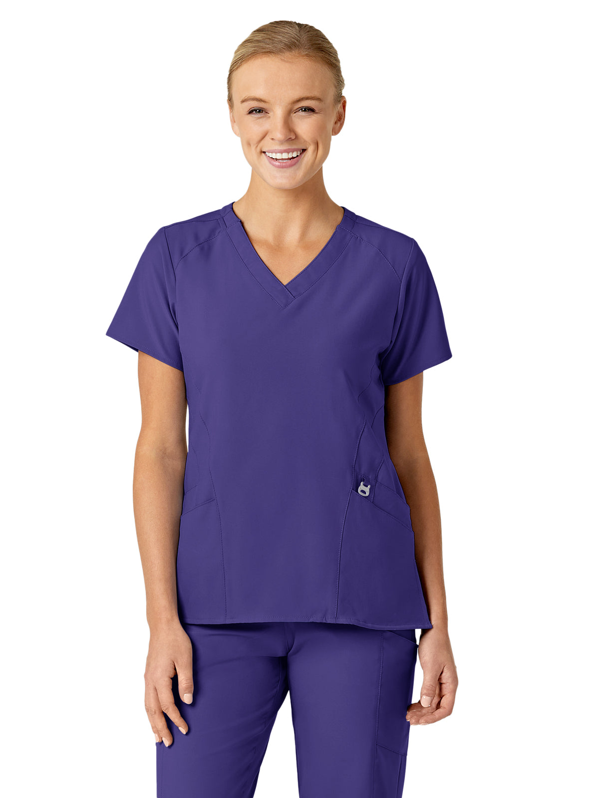 Wink - W123 - Women's Five-Pocket Stylized V-Neck Top