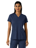 Wink - Renew Knit - Women's Two-Pocket V-Neck Scrub Top