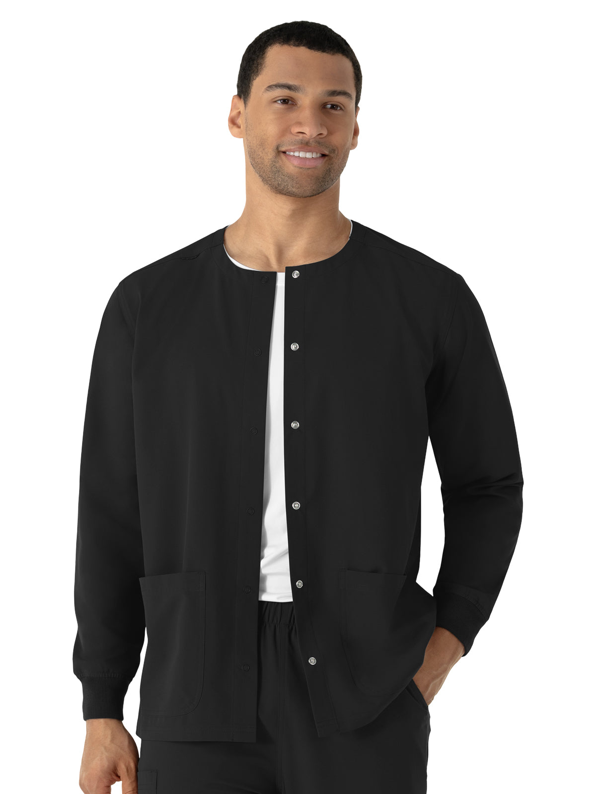 Wink - Nurtur - Unisex Two-Pocket Warm-Up Scrub Jacket