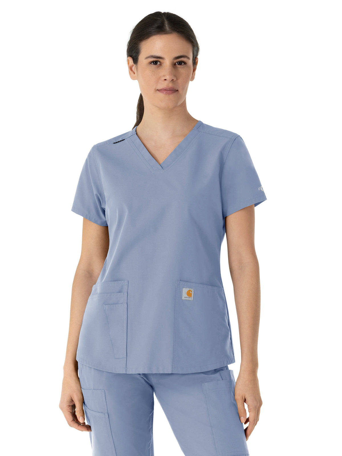 Carhartt Scrubs - Force Essentials - Women's Five-Pocket Modern Fit V-Neck Top