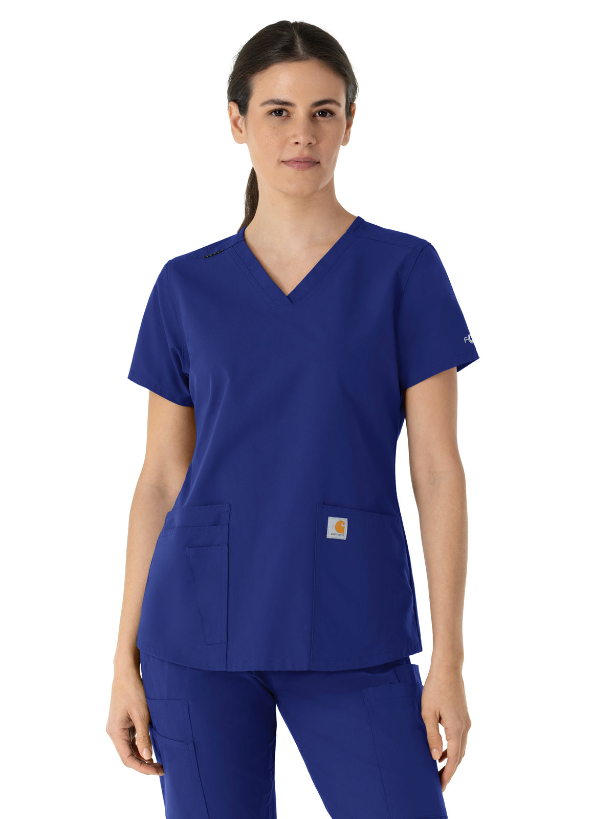 Carhartt Scrubs - Force Essentials - Women's Five-Pocket Modern Fit V-Neck Top