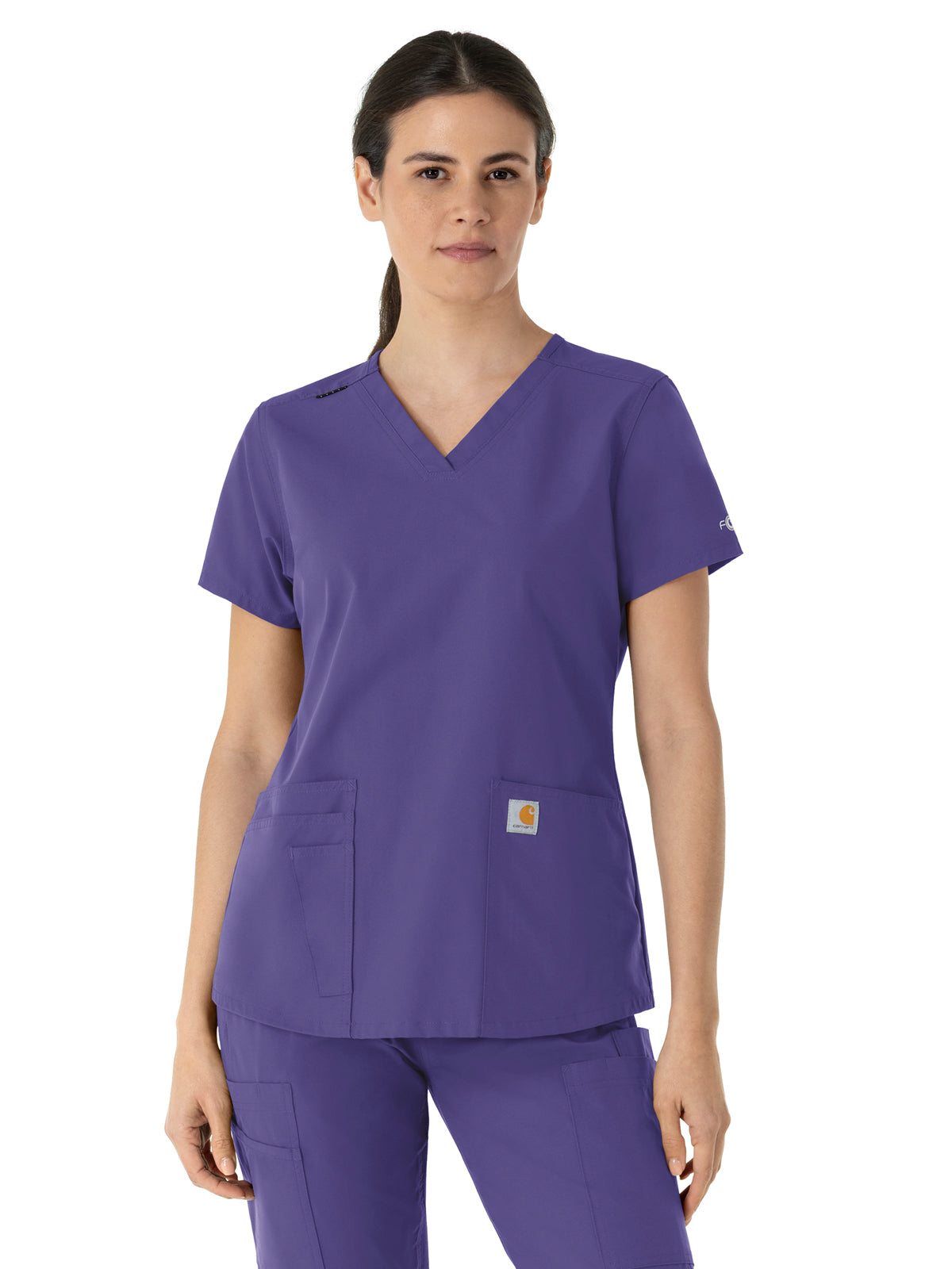 Carhartt Scrubs - Force Essentials - Women's Five-Pocket Modern Fit V-Neck Top