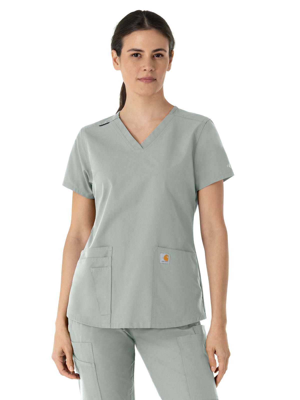 Carhartt Scrubs - Force Essentials - Women's Five-Pocket Modern Fit V-Neck Top