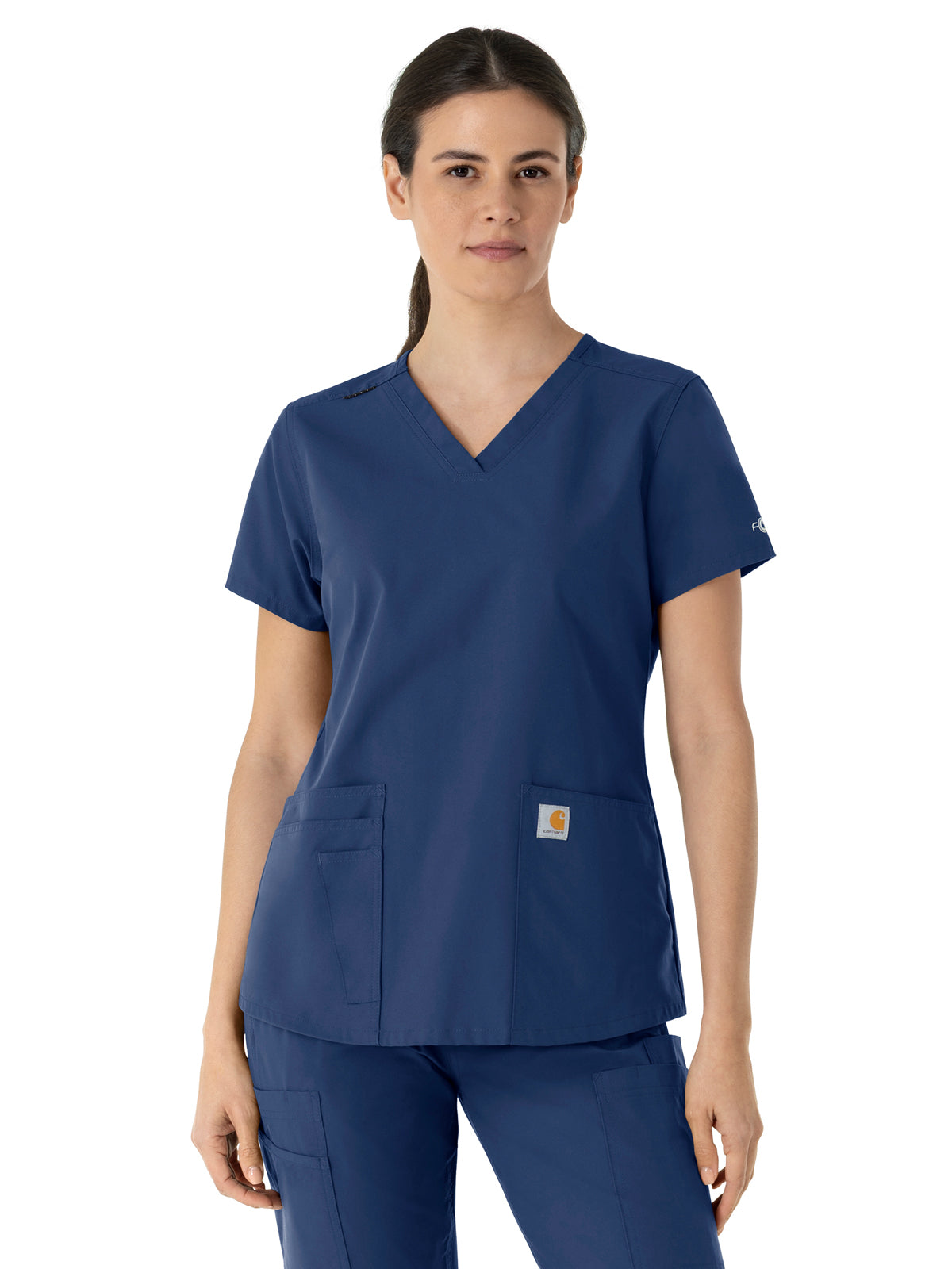 Carhartt Scrubs - Force Essentials - Women's Five-Pocket Modern Fit V-Neck Top