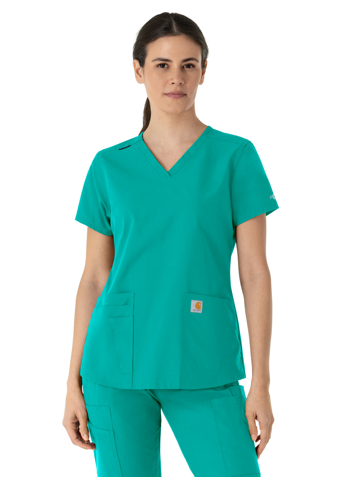 Carhartt Scrubs - Force Essentials - Women's Five-Pocket Modern Fit V-Neck Top