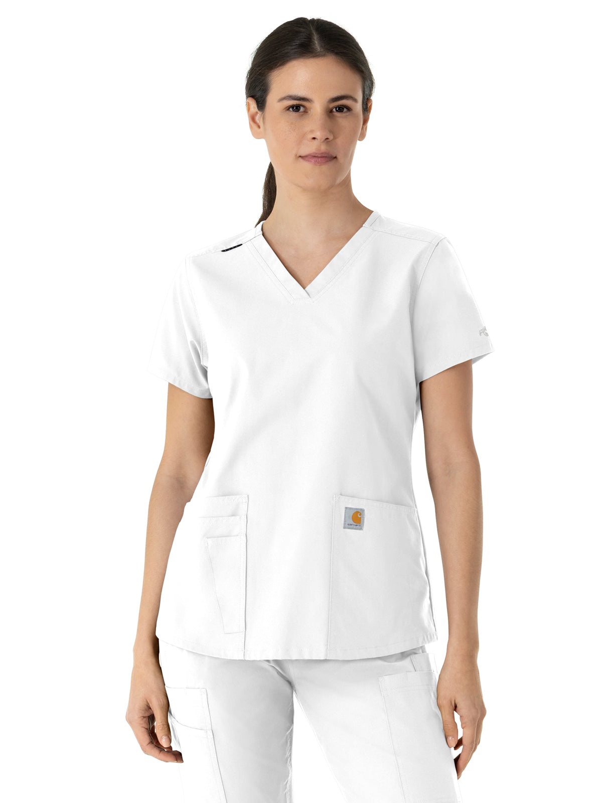 Carhartt Scrubs - Force Essentials - Women's Five-Pocket Modern Fit V-Neck Top