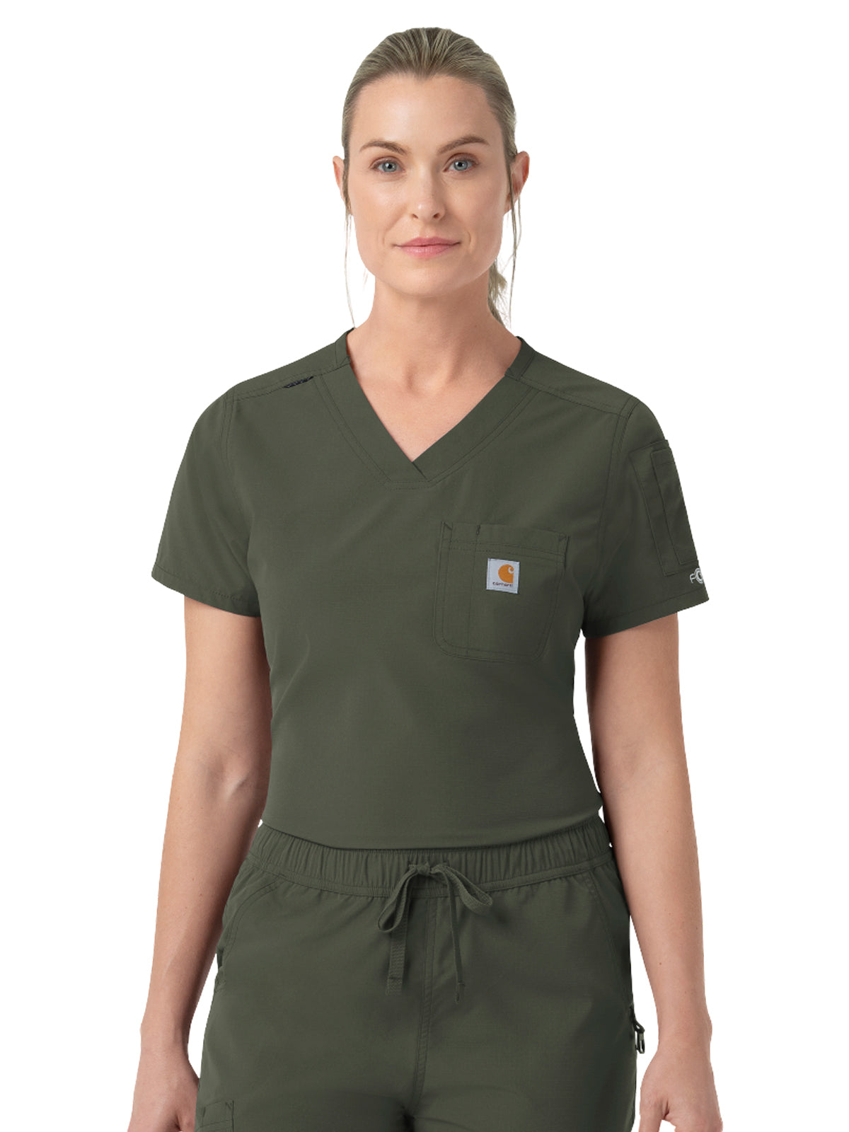 Carhartt Scrubs - Rugged Flex FLD & RSCU - Women's Five-Pocket Tuck-in Scrub Top