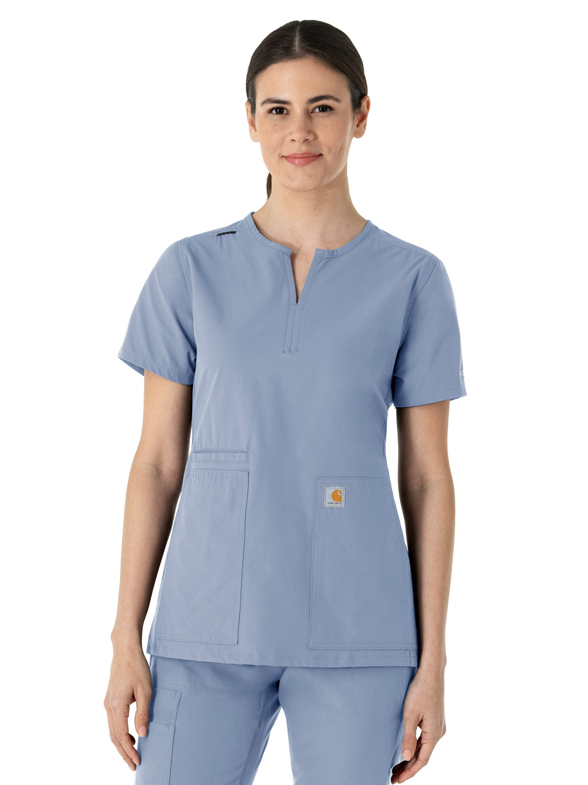Carhartt Scrubs - Force Essentials - Women's Three-Pocket Notch Neck Top