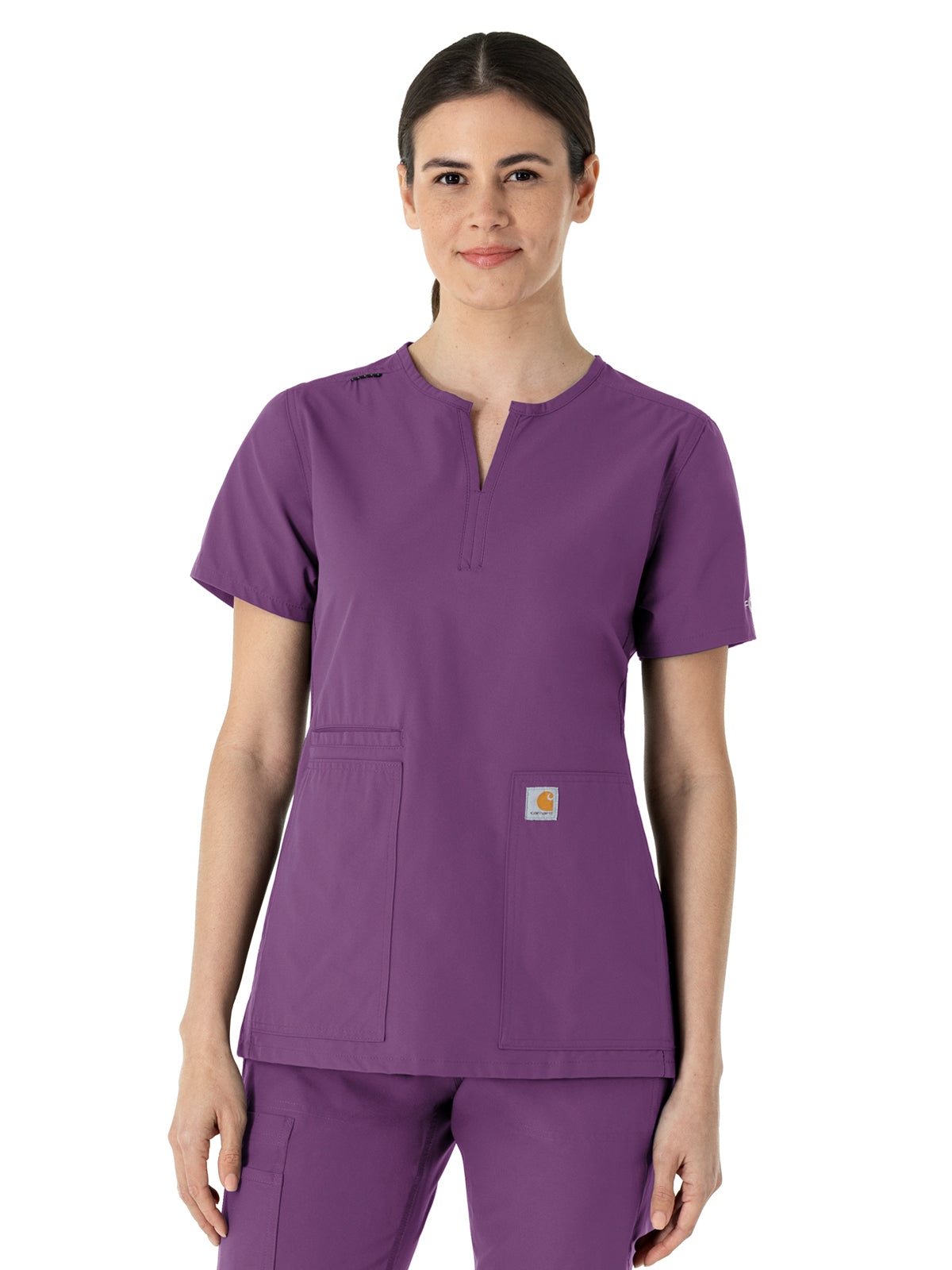 Carhartt Scrubs - Force Essentials - Women's Three-Pocket Notch Neck Top