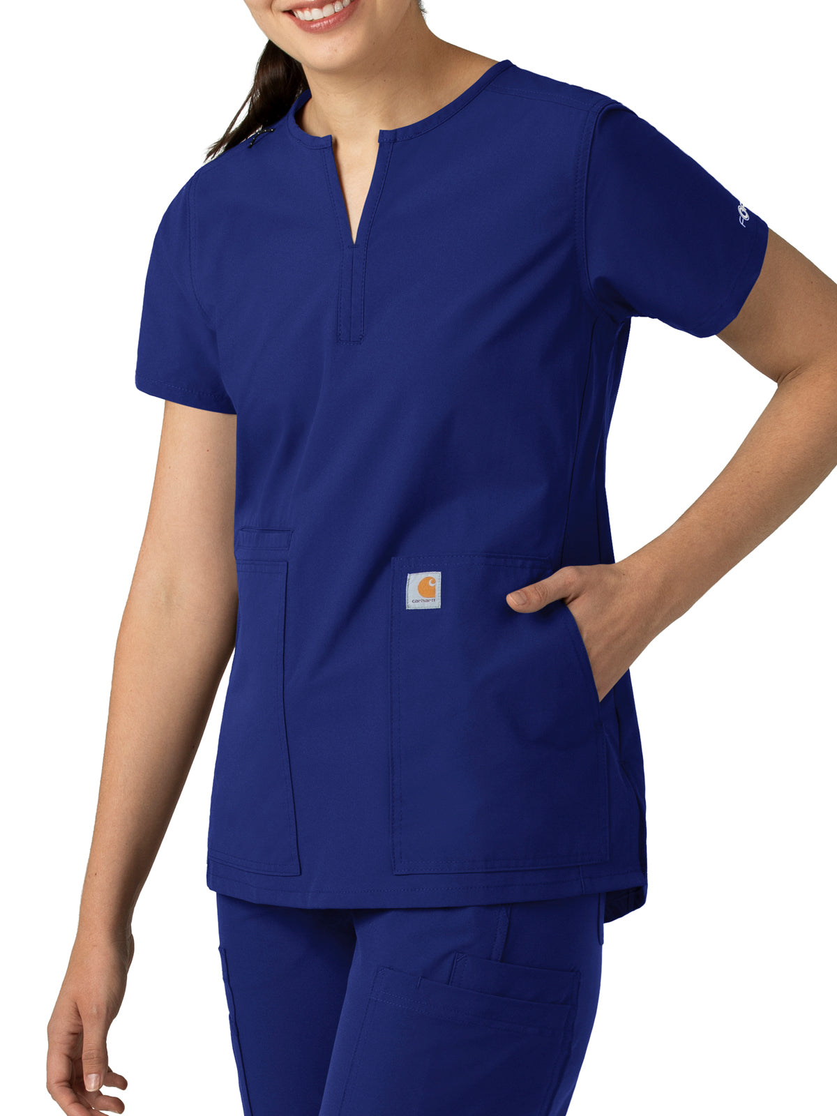 Carhartt Scrubs - Force Essentials - Women's Three-Pocket Notch Neck Top