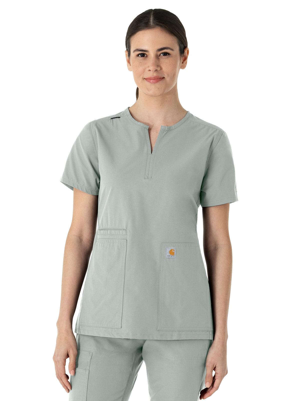 Carhartt Scrubs - Force Essentials - Women's Three-Pocket Notch Neck Top