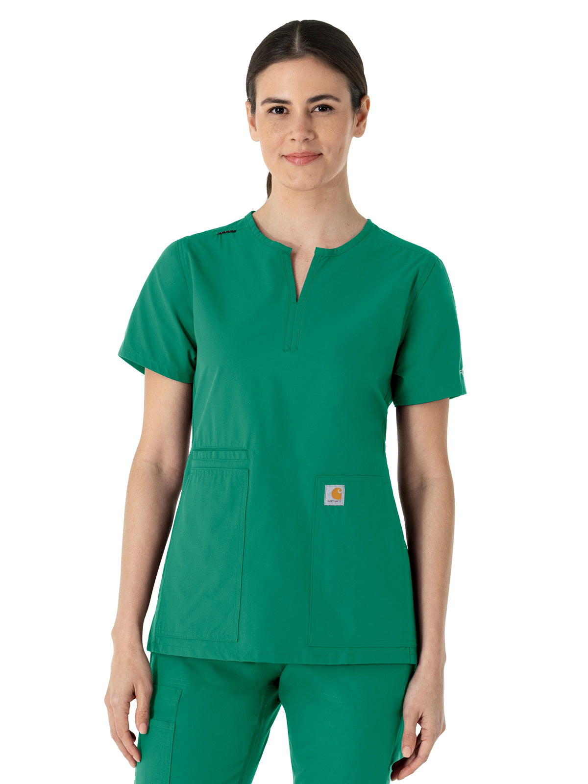 Carhartt Scrubs - Force Essentials - Women's Three-Pocket Notch Neck Top