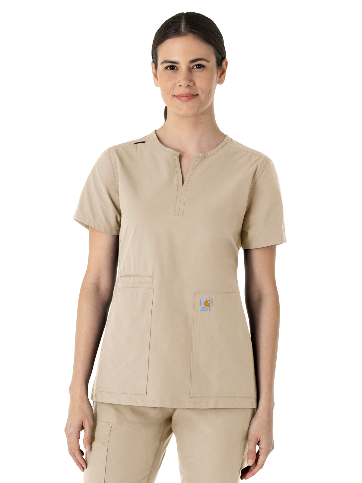 Carhartt Scrubs - Force Essentials - Women's Three-Pocket Notch Neck Top