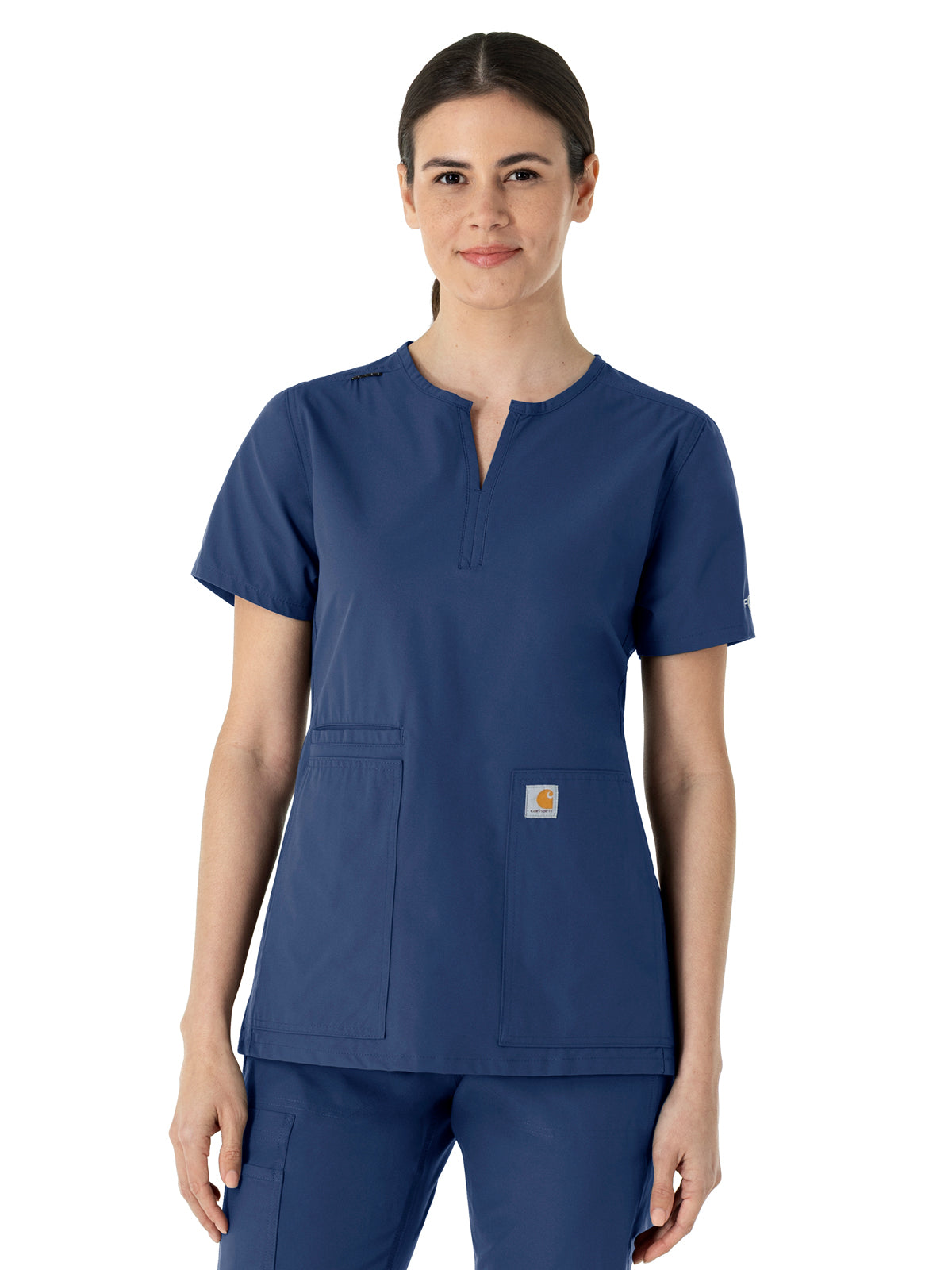 Carhartt Scrubs - Force Essentials - Women's Three-Pocket Notch Neck Top