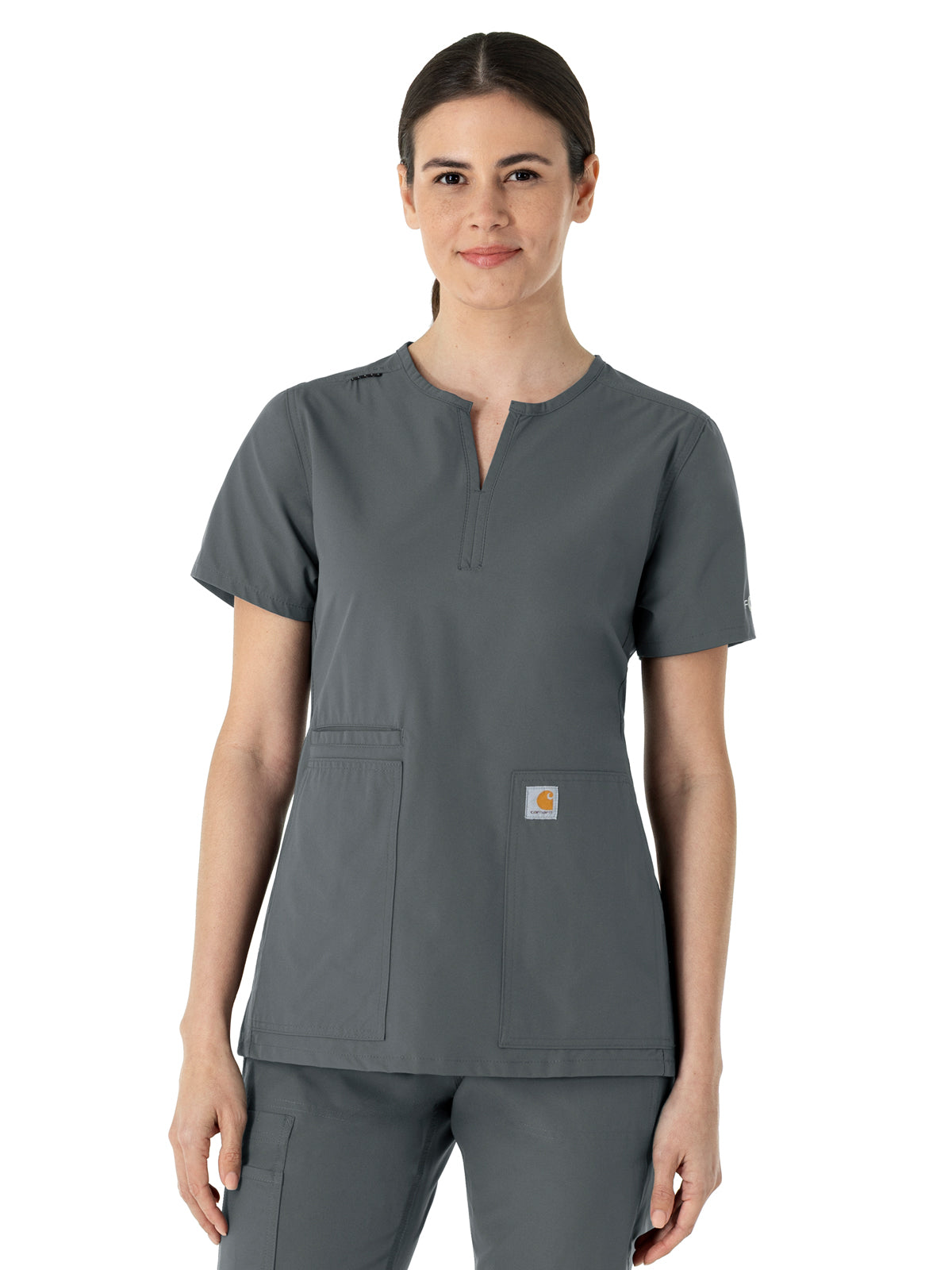 Carhartt Scrubs - Force Essentials - Women's Three-Pocket Notch Neck Top