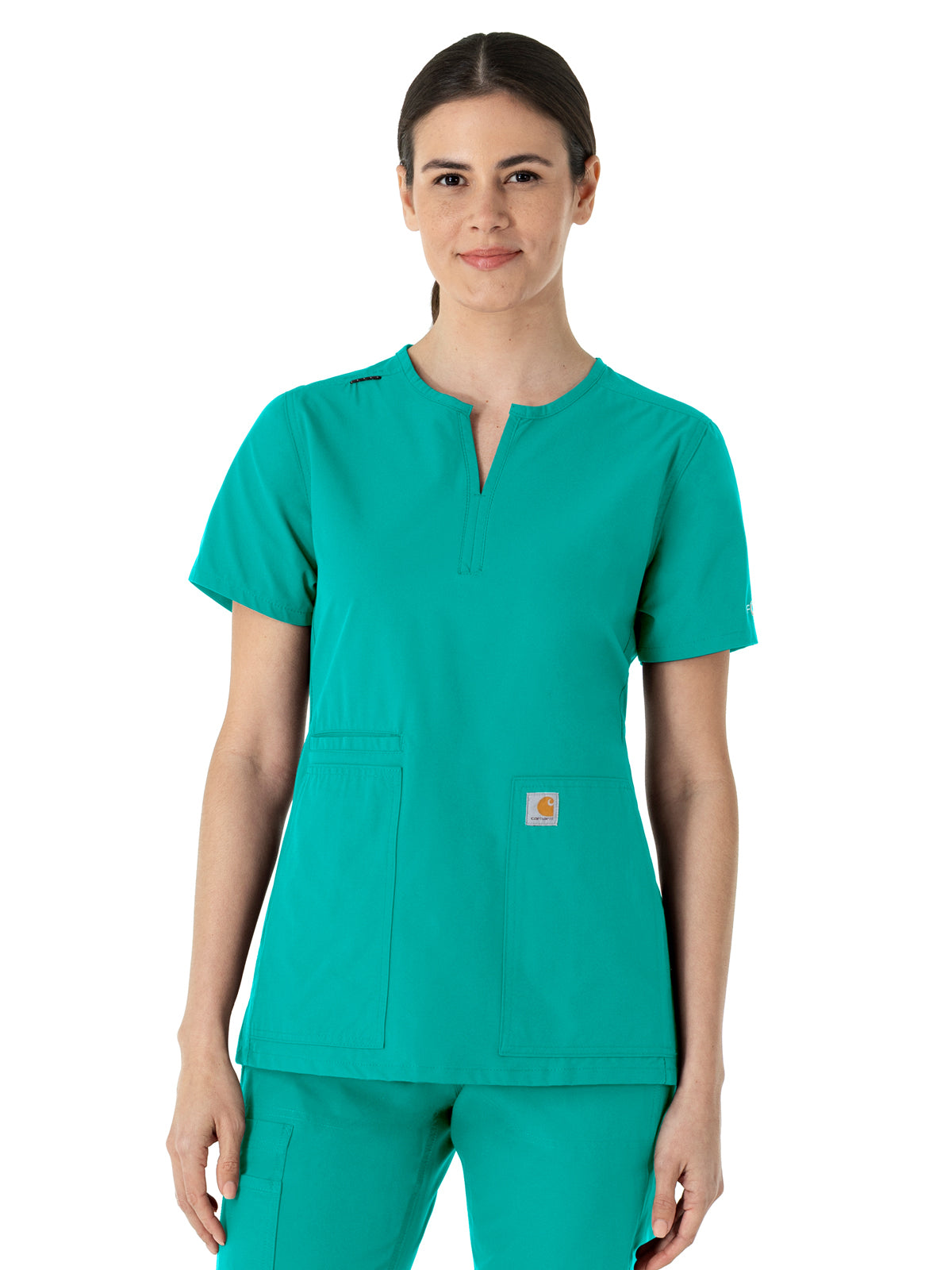 Carhartt Scrubs - Force Essentials - Women's Three-Pocket Notch Neck Top