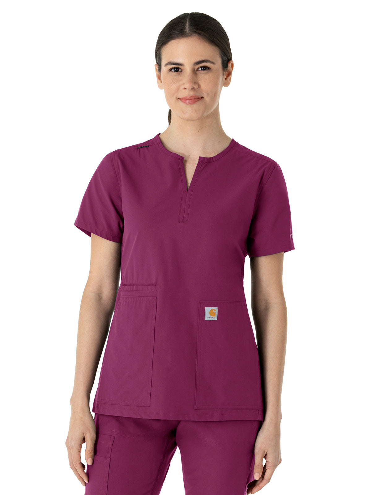Carhartt Scrubs - Force Essentials - Women's Three-Pocket Notch Neck Top