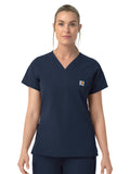 Carhartt Scrubs - RRugged Flex FLD & RSCU - Women's Four-Pocket V-Neck Scrub Top