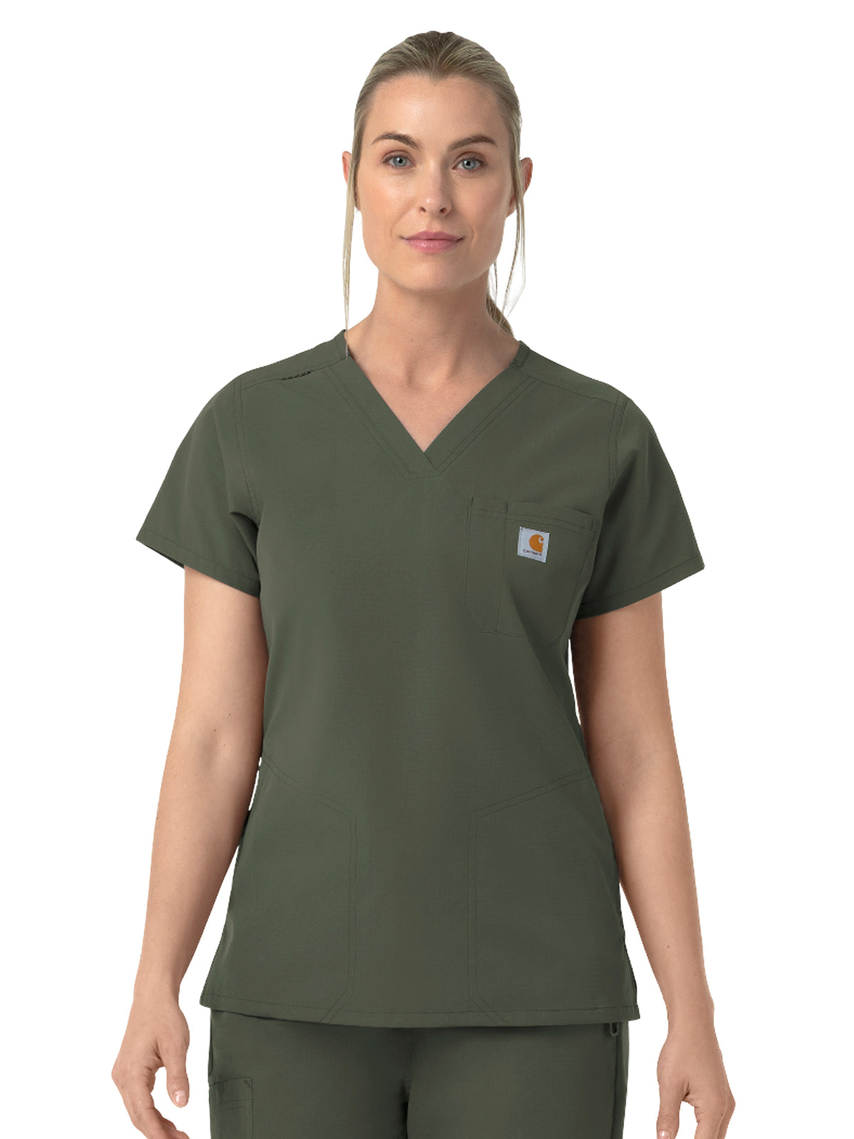 Carhartt Scrubs - RRugged Flex FLD & RSCU - Women's Four-Pocket V-Neck Scrub Top