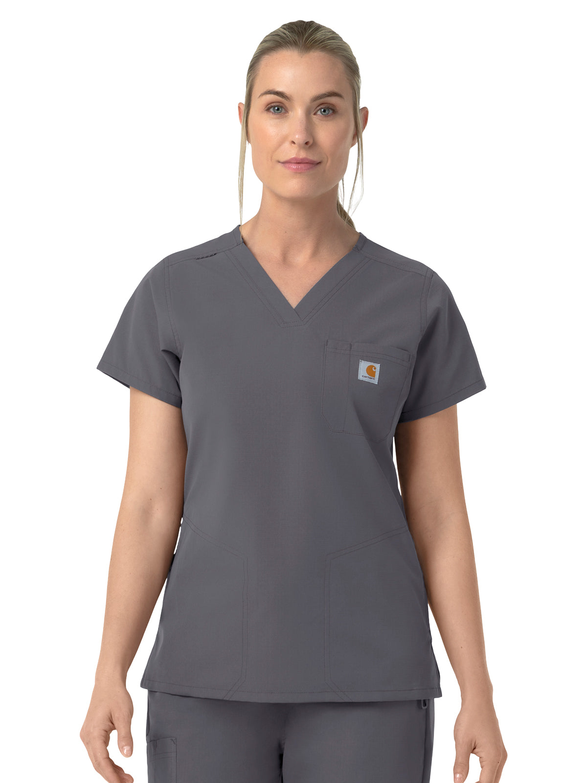 Carhartt Scrubs - RRugged Flex FLD & RSCU - Women's Four-Pocket V-Neck Scrub Top