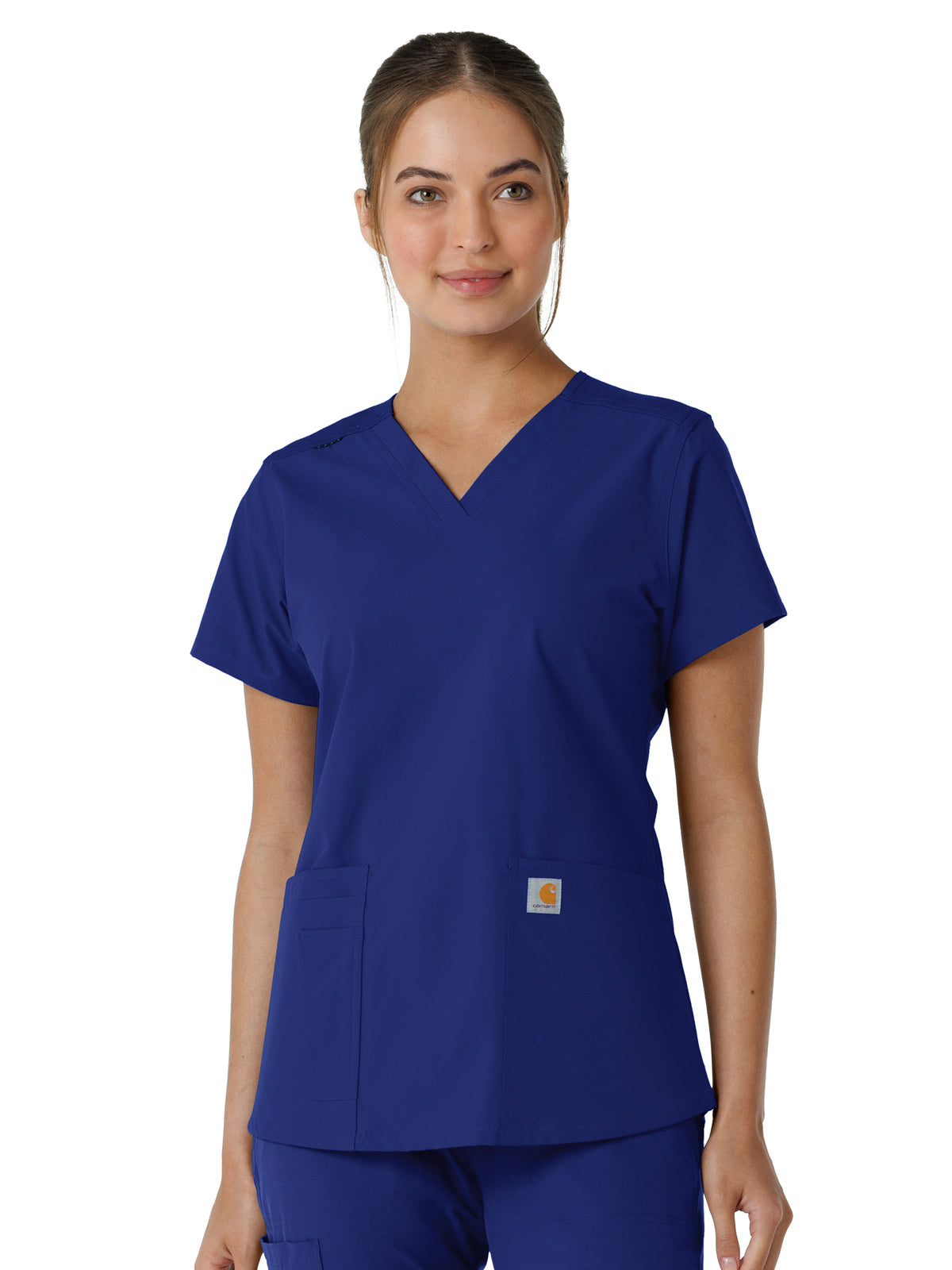 Carhartt - Force Essentials - Women's Four-Pocket V-Neck Knit Panel Top