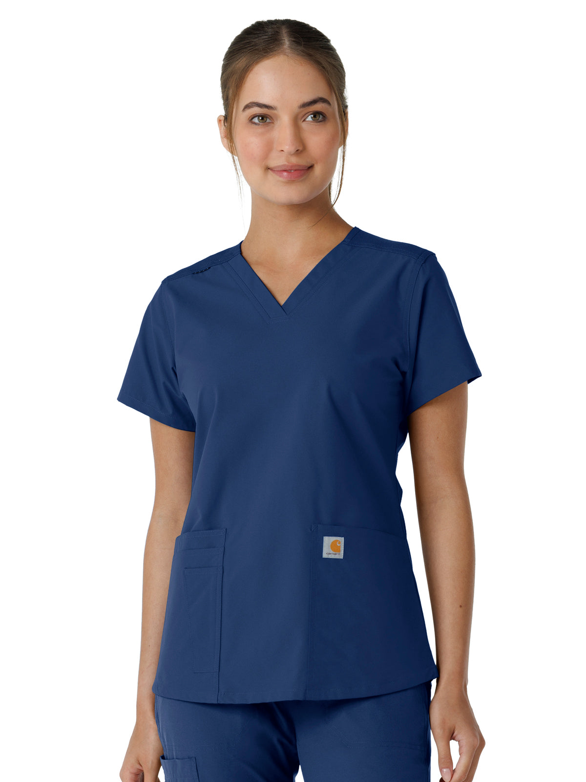 Carhartt - Force Essentials - Women's Four-Pocket V-Neck Knit Panel Top