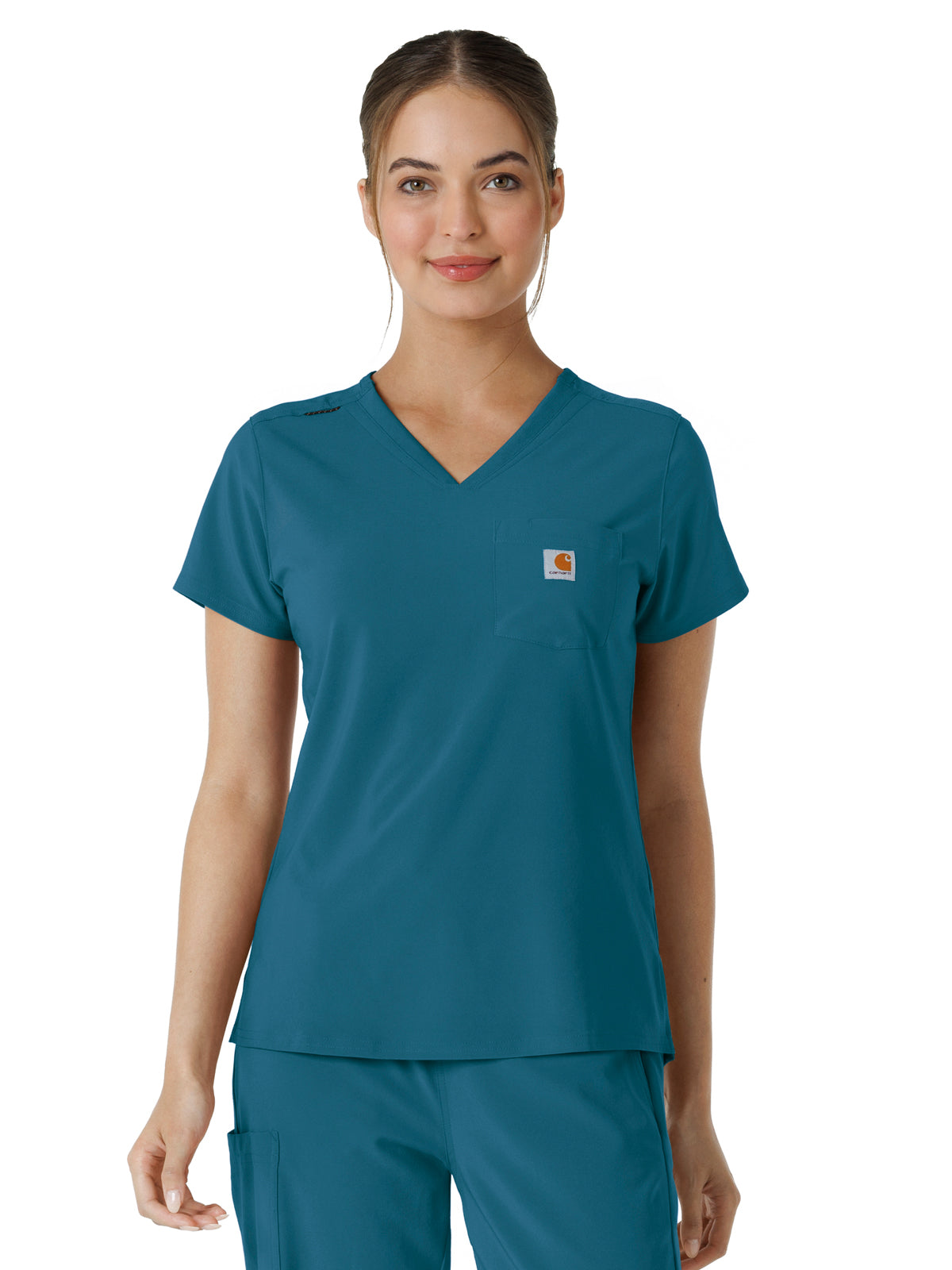 Carhartt Scrubs - Force Cross-Flex - Women's One-Pocket Tuck-In Top