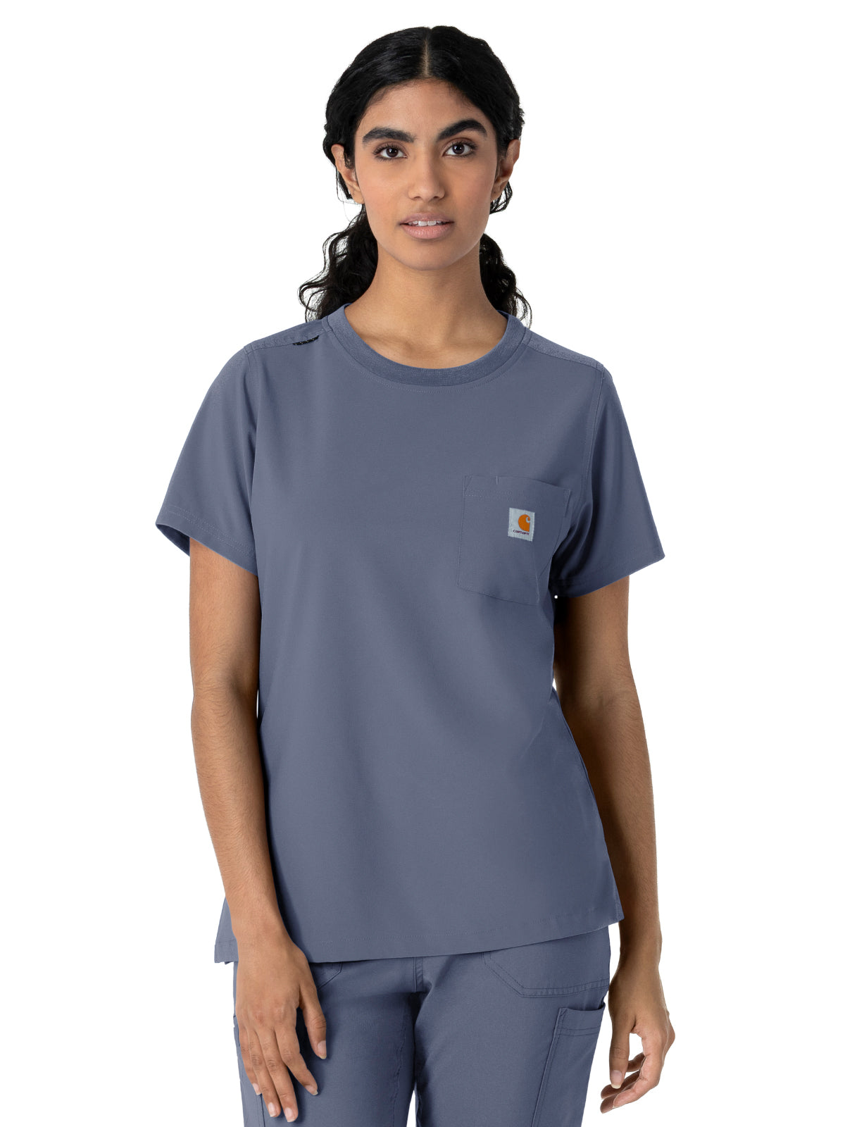 Carhartt Scrubs - Force Cross-Flex - Women's One-Pocket Crew Neck Scrub Top