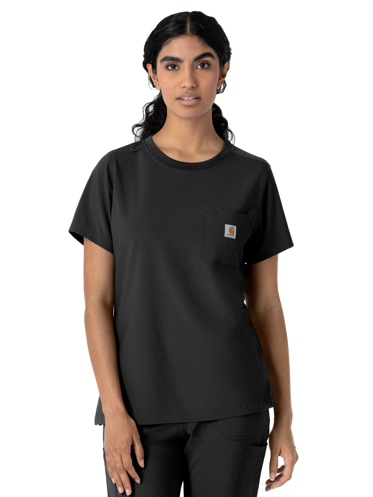 Carhartt Scrubs - Force Cross-Flex - Women's One-Pocket Crew Neck Scrub Top