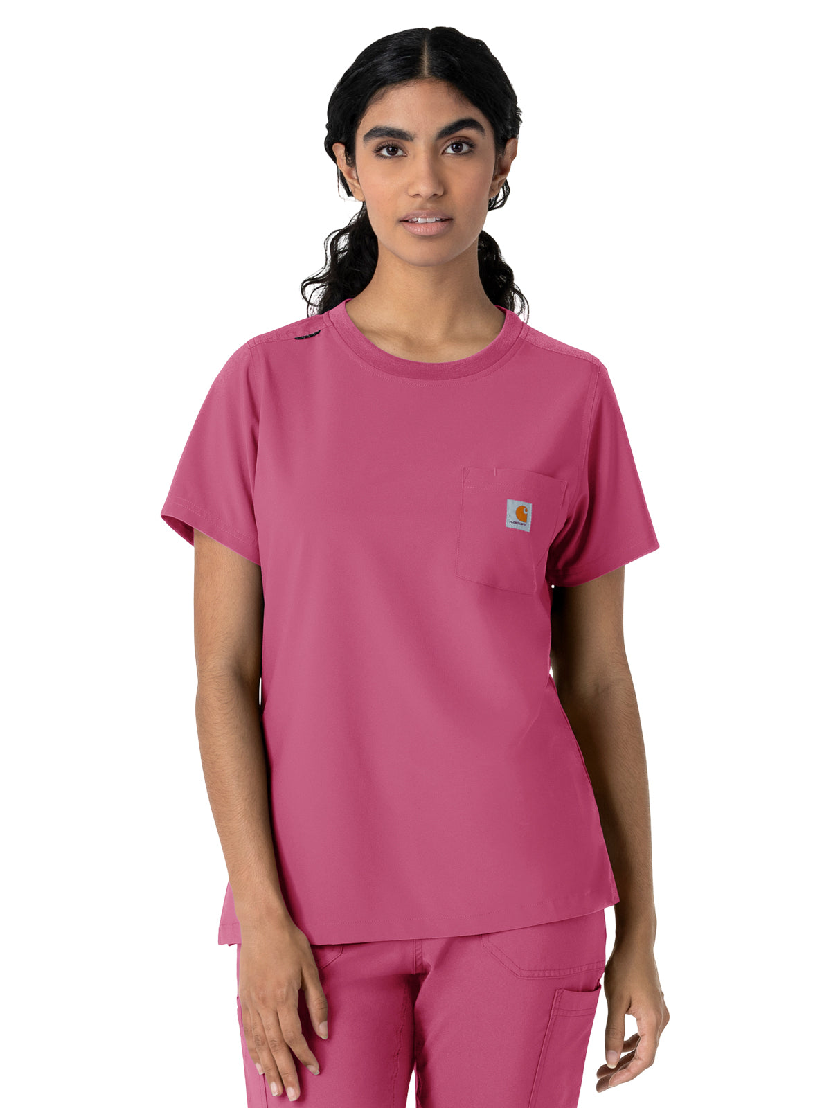 Carhartt Scrubs - Force Cross-Flex - Women's One-Pocket Crew Neck Scrub Top