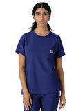 Carhartt Scrubs - Force Cross-Flex - Women's One-Pocket Crew Neck Scrub Top