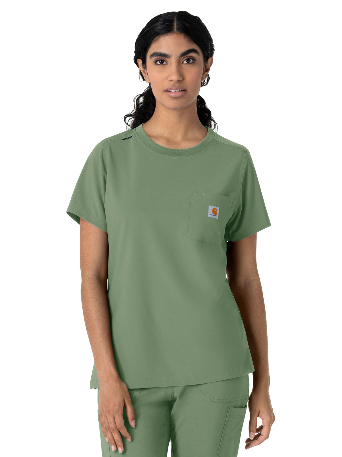 Carhartt Scrubs - Force Cross-Flex - Women's One-Pocket Crew Neck Scrub Top