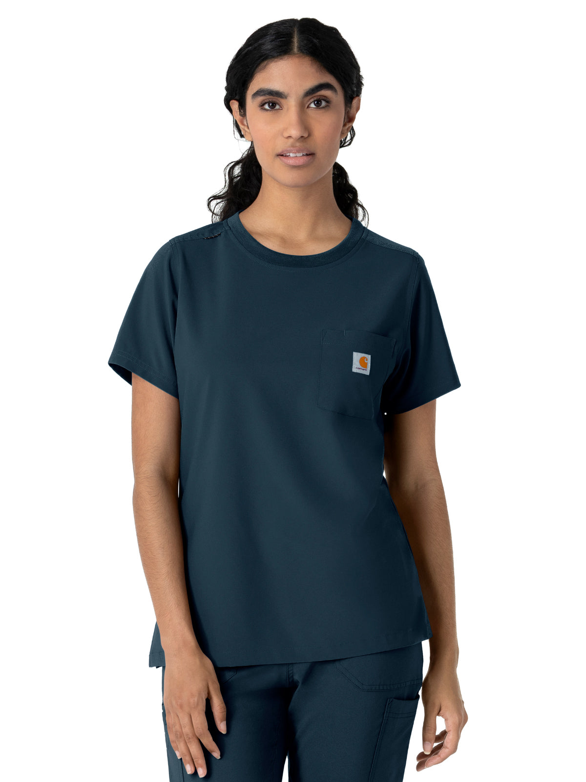 Carhartt Scrubs - Force Cross-Flex - Women's One-Pocket Crew Neck Scrub Top