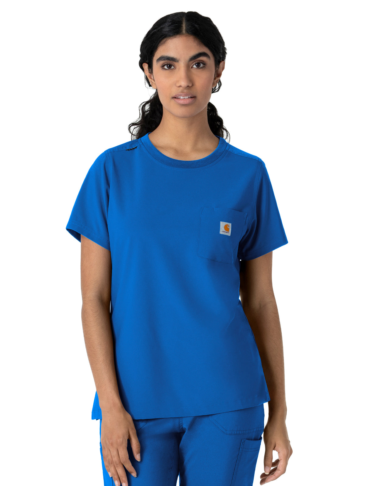 Carhartt Scrubs - Force Cross-Flex - Women's One-Pocket Crew Neck Scrub Top
