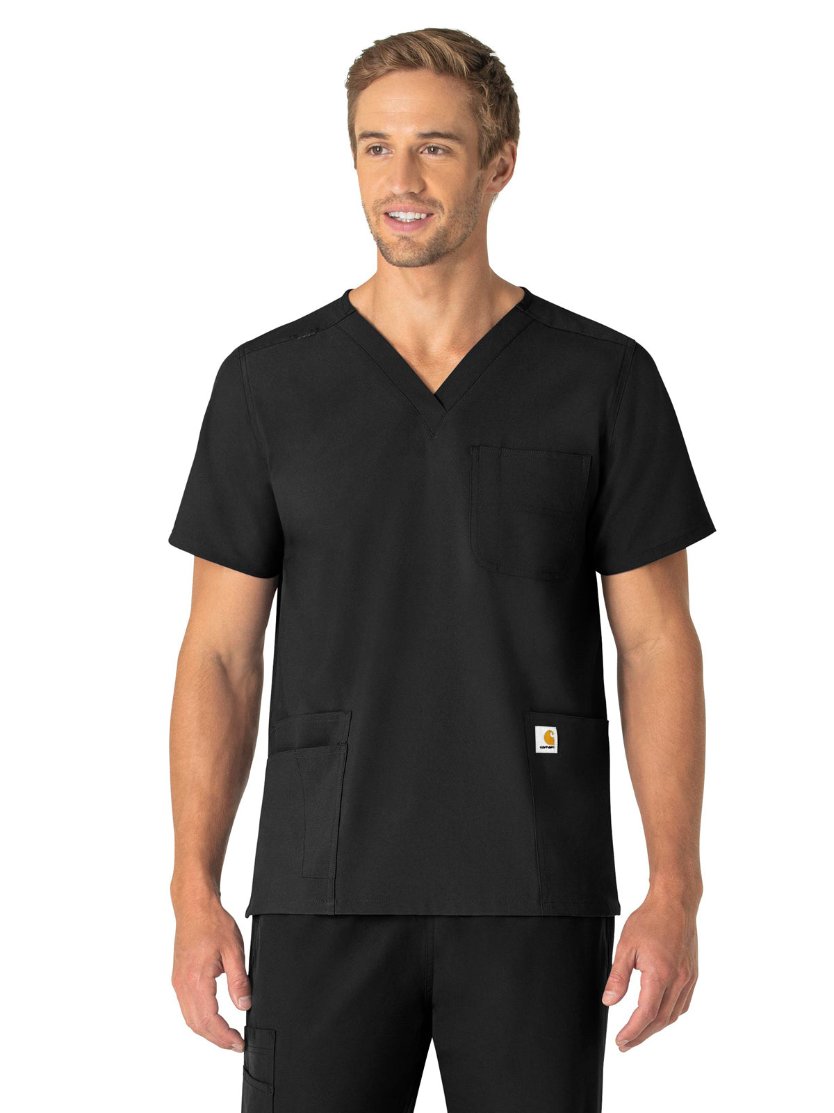 Carhartt Scrubs - Force Essentials - Unisex Seven-Pocket Modern Fit V-Neck Top
