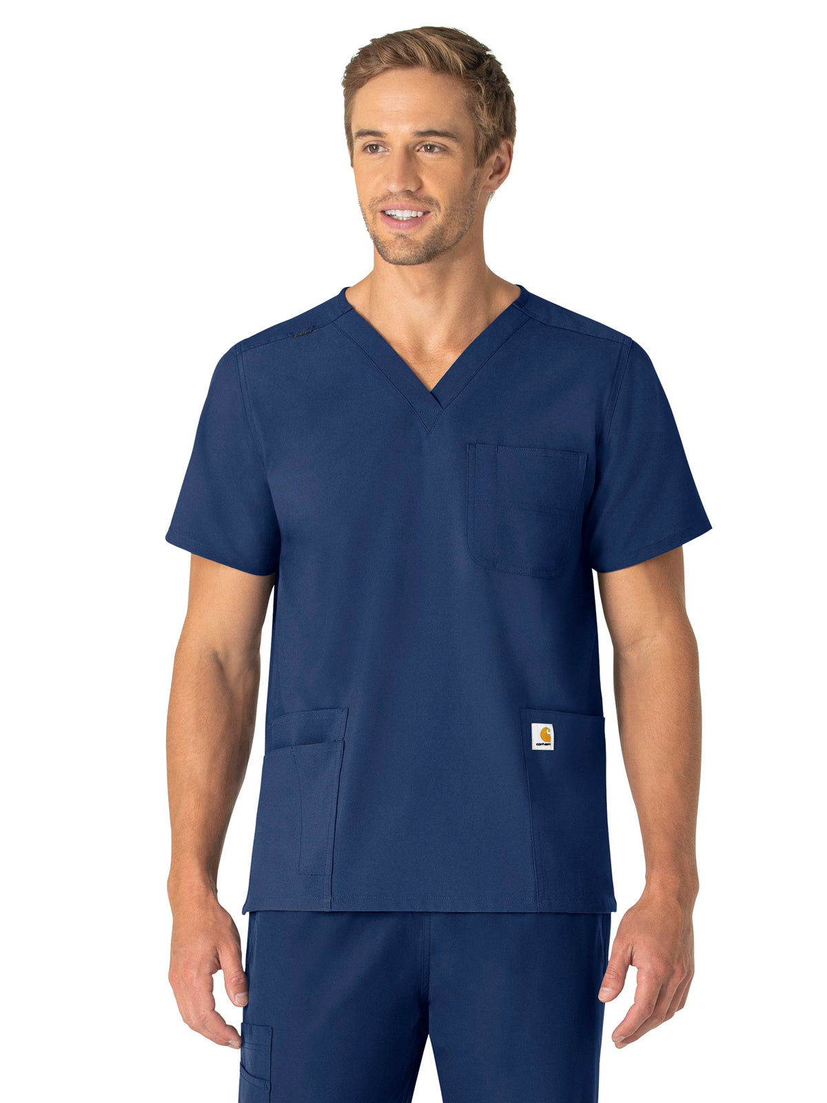 Carhartt Scrubs - Force Essentials - Unisex Seven-Pocket Modern Fit V-Neck Top