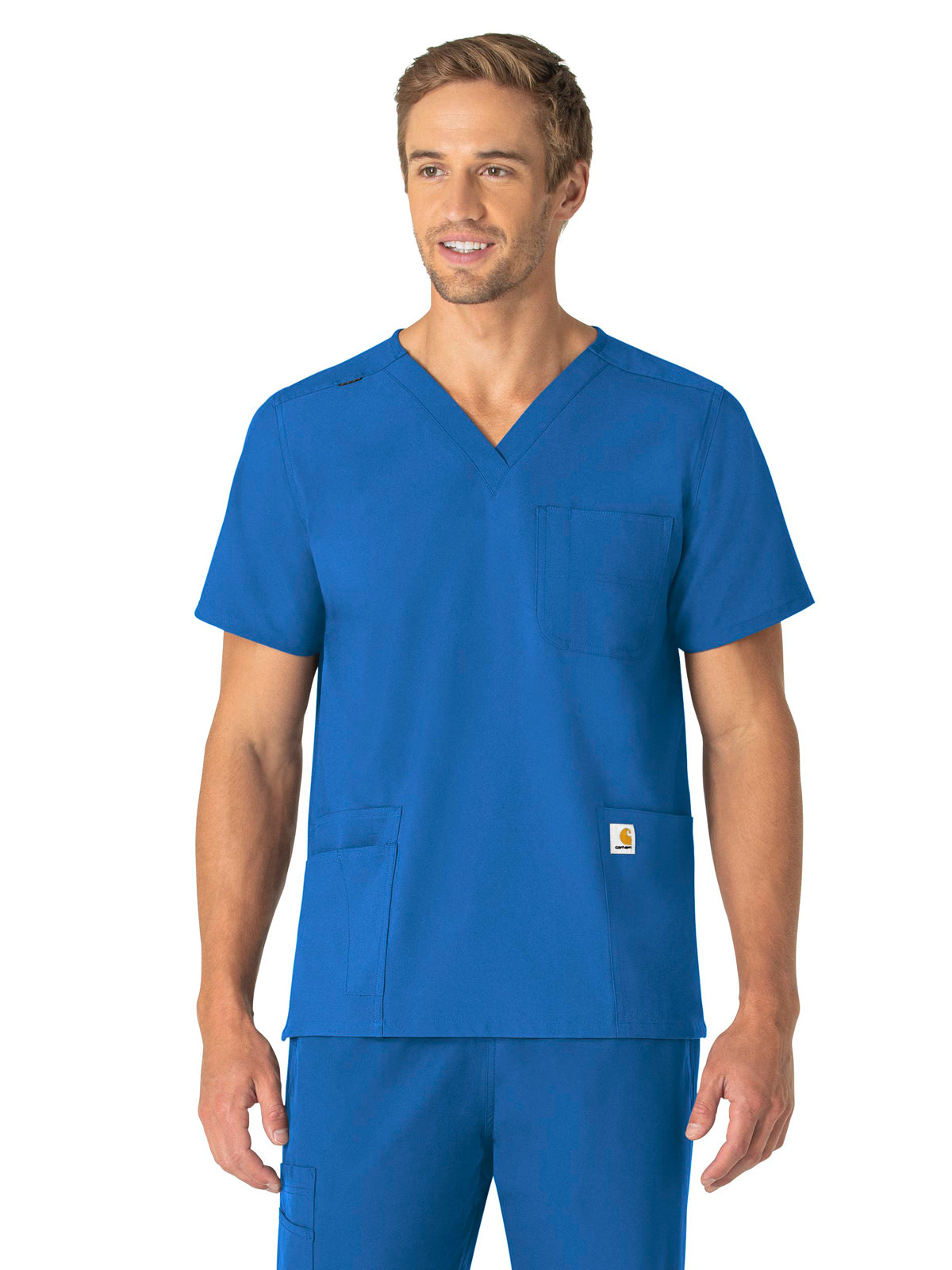 Carhartt Scrubs - Force Essentials - Unisex Seven-Pocket Modern Fit V-Neck Top