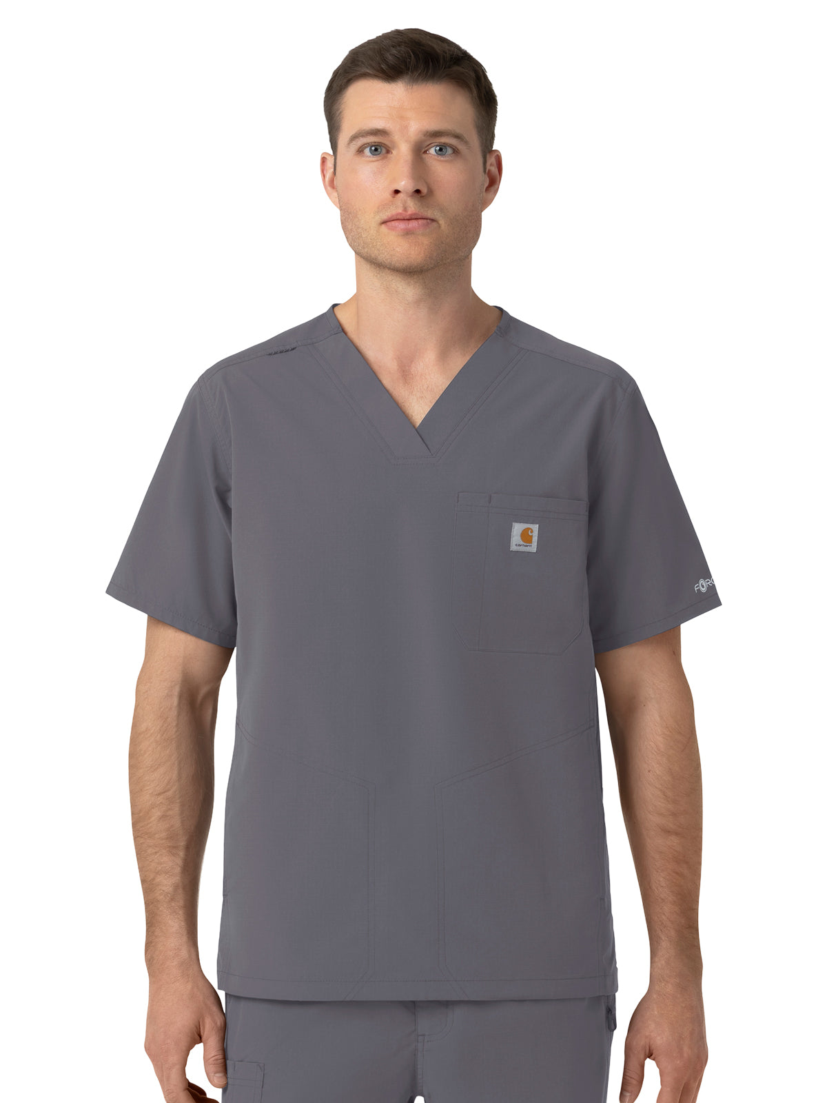 Carhartt Scrubs - Rugged Flex FLD & RSCU- Men's Four-Pocket Ripstop V-Neck Scrub Top
