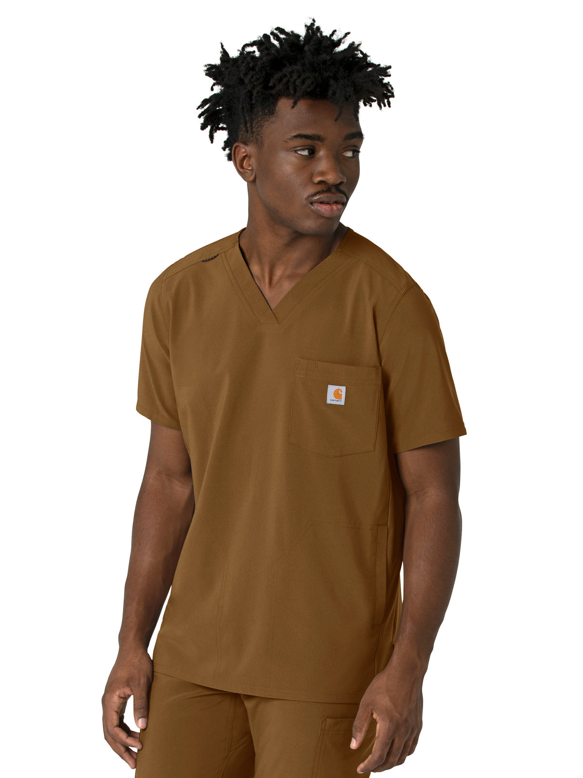 Carhartt Scrubs - Force Cross-Flex - Men's Three-Pocket V-Neck Top