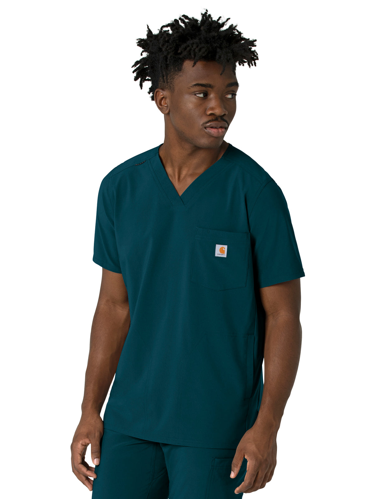 Carhartt Scrubs - Force Cross-Flex - Men's Three-Pocket V-Neck Top