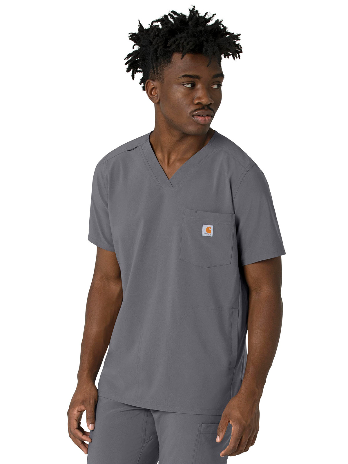 Carhartt Scrubs - Force Cross-Flex - Men's Three-Pocket V-Neck Top