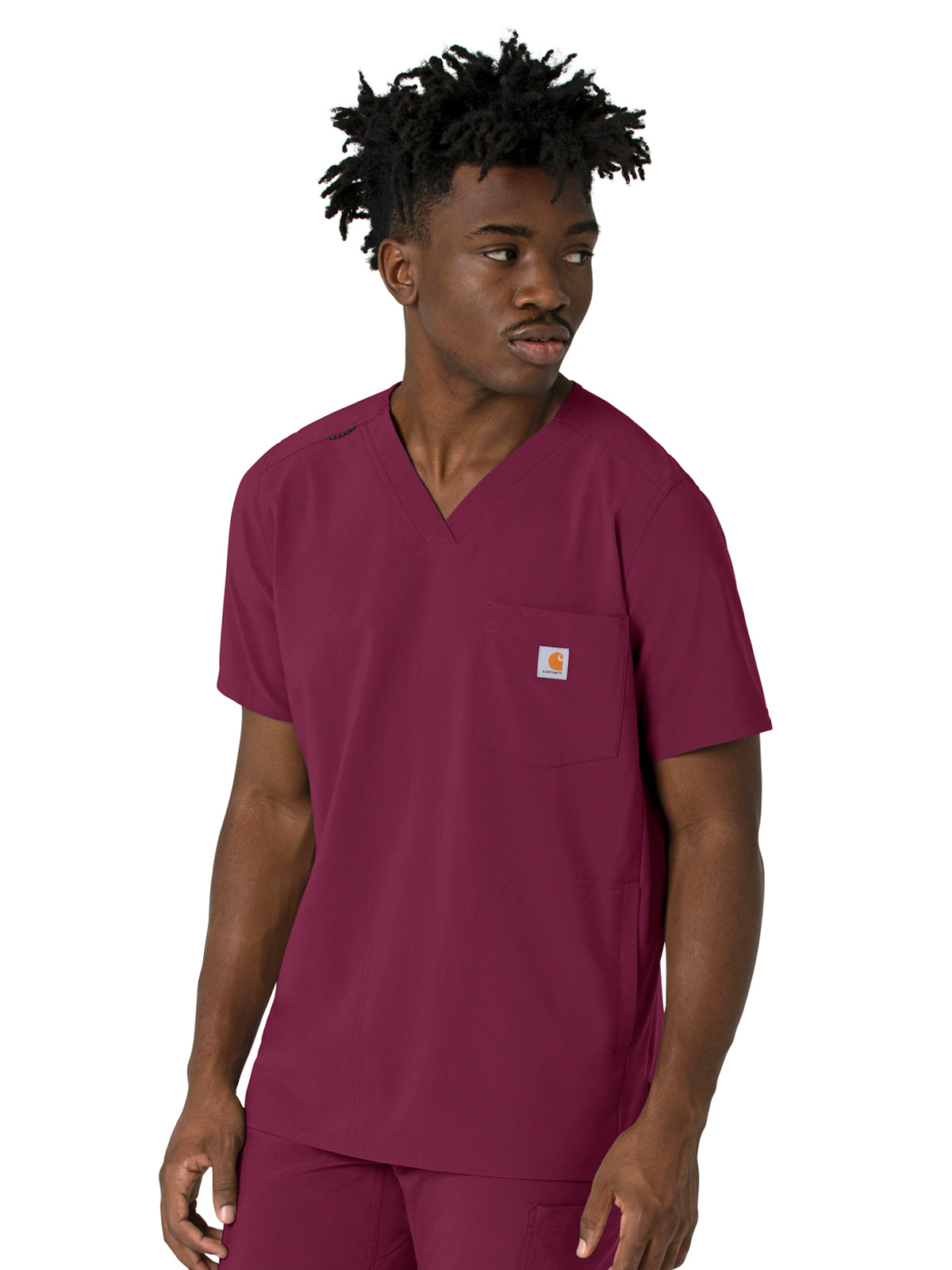 Carhartt Scrubs - Force Cross-Flex - Men's Three-Pocket V-Neck Top