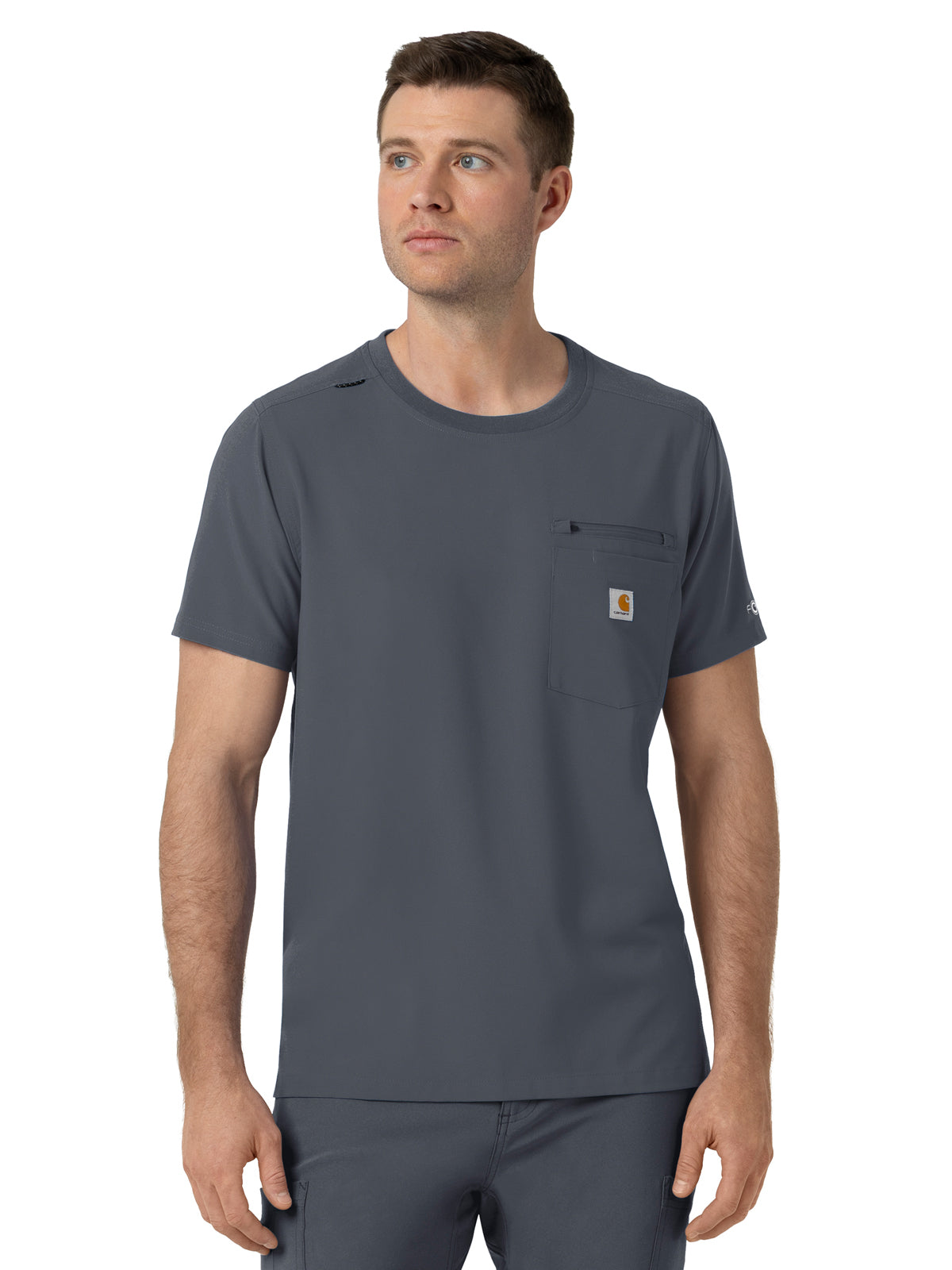 Carhartt Scrubs - Force Cross-Flex - Men's Two-Pocket Crew Neck Scrub Top