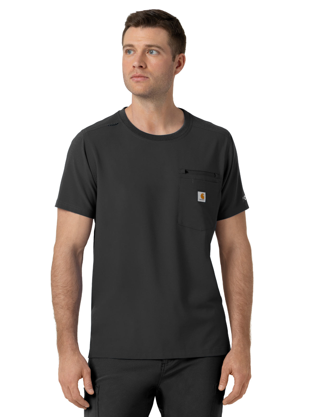 Carhartt Scrubs - Force Cross-Flex - Men's Two-Pocket Crew Neck Scrub Top