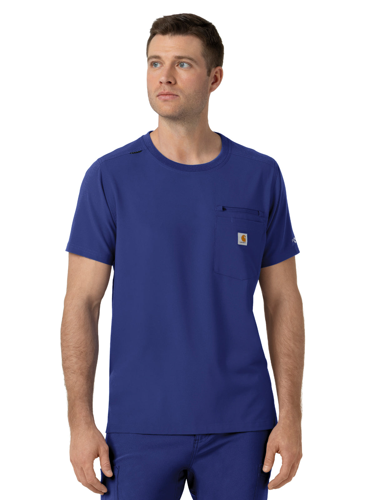 Carhartt Scrubs - Force Cross-Flex - Men's Two-Pocket Crew Neck Scrub Top