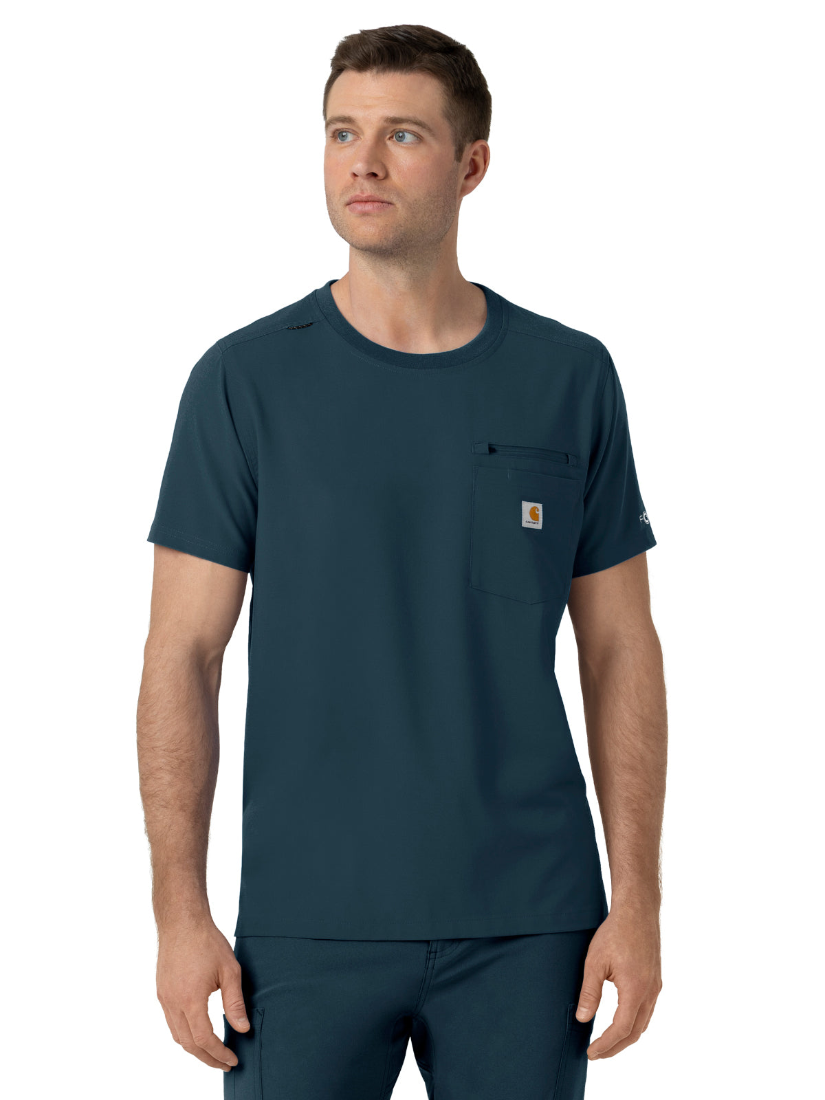 Carhartt Scrubs - Force Cross-Flex - Men's Two-Pocket Crew Neck Scrub Top