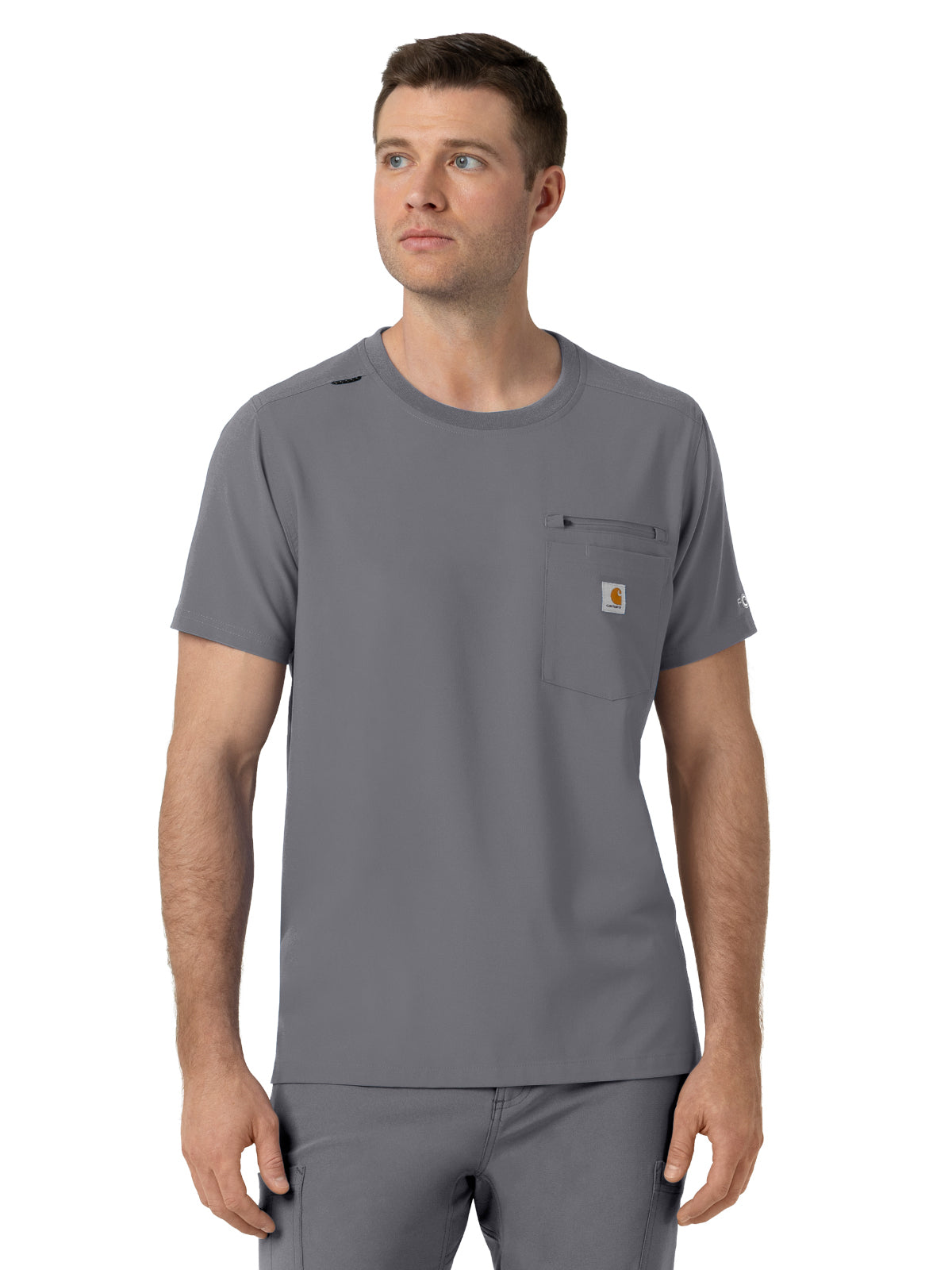 Carhartt Scrubs - Force Cross-Flex - Men's Two-Pocket Crew Neck Scrub Top