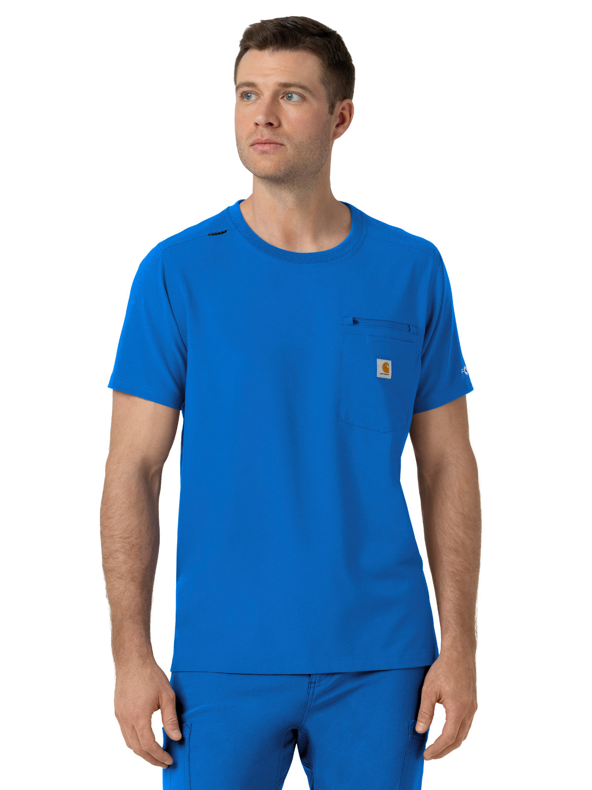 Carhartt Scrubs - Force Cross-Flex - Men's Two-Pocket Crew Neck Scrub Top