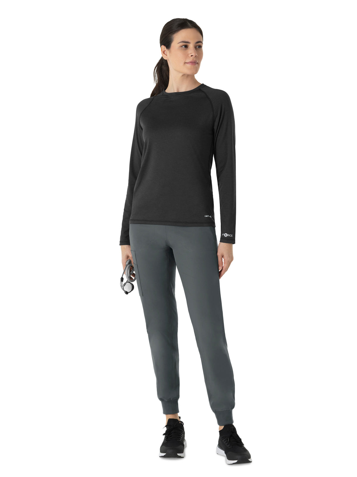 Carhartt Scrubs Force Sub-Scrubs C31009 Women's Performance Long Sleeve Tee