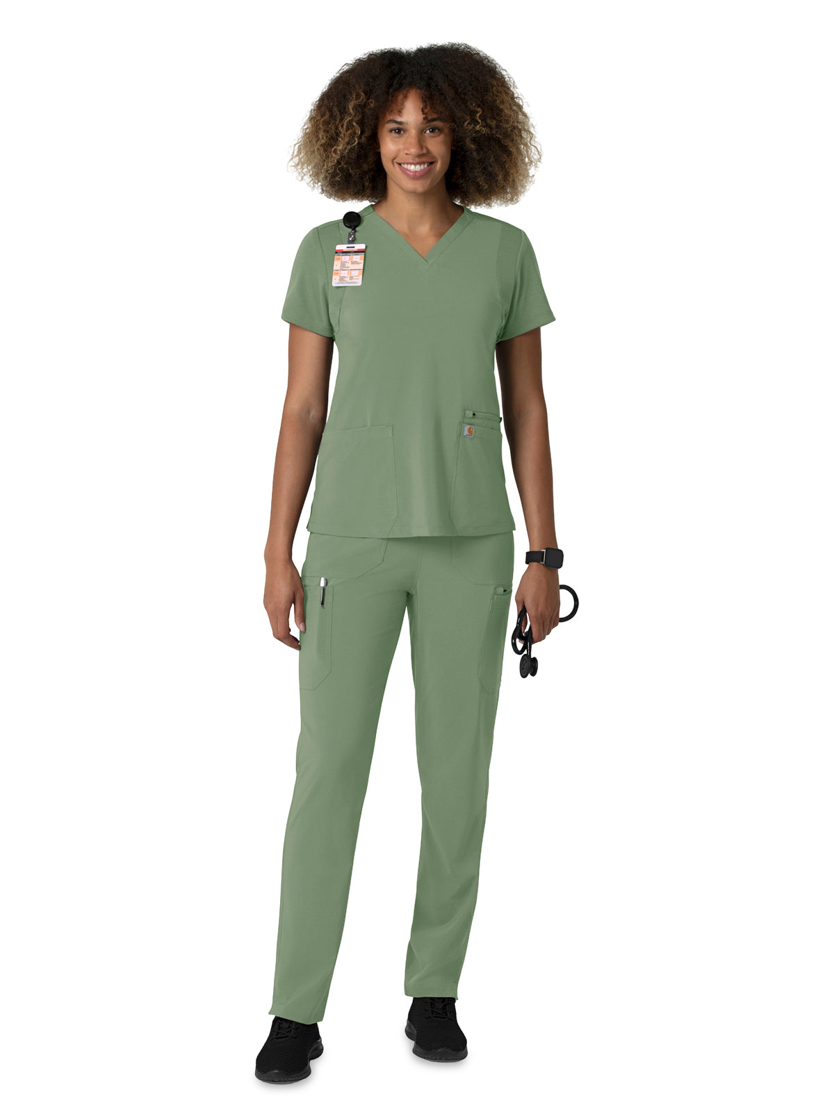 Carhartt Scrubs - Force Cross-Flex - Women's Seven-Pocket Straight Leg Pant